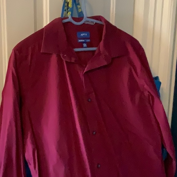 Apt. 9 Maroon Dress Shirt - Picture 2 of 2